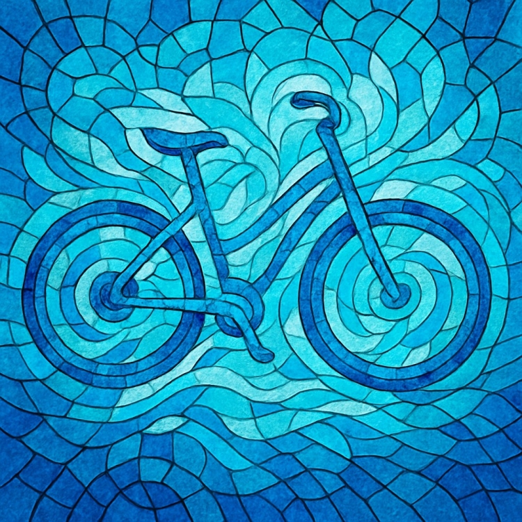 Water Bike Mosaic