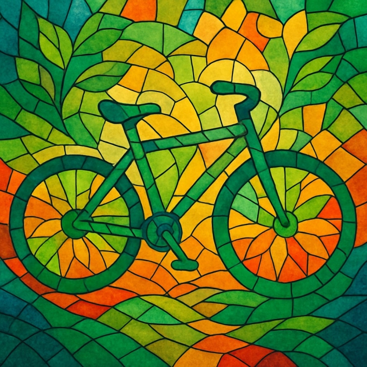 Life Bike Mosaic