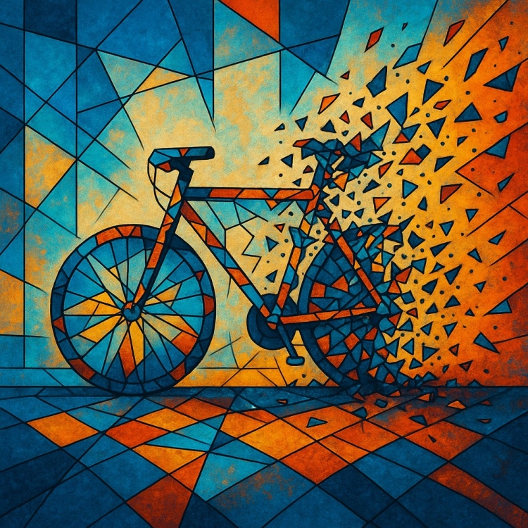 Destruction Bike Mosaic