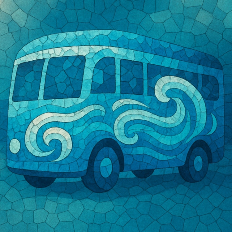 Water Bus Mosaic