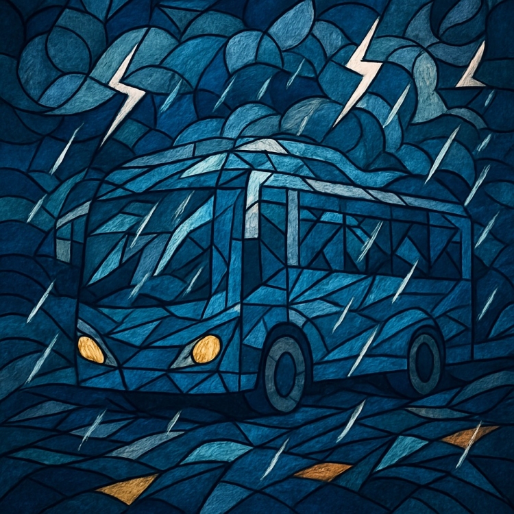 Storm Bus Mosaic