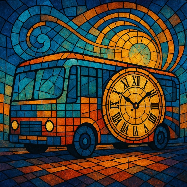 Time Bus Mosaic