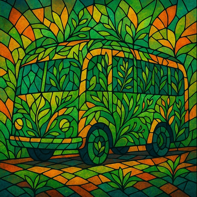 Life Bus Mosaic