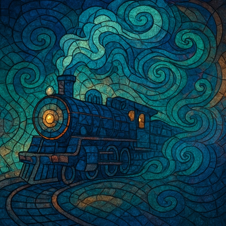 Mystic Train Mosaic