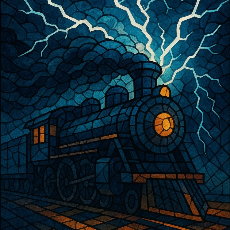 Storm Train Mosaic