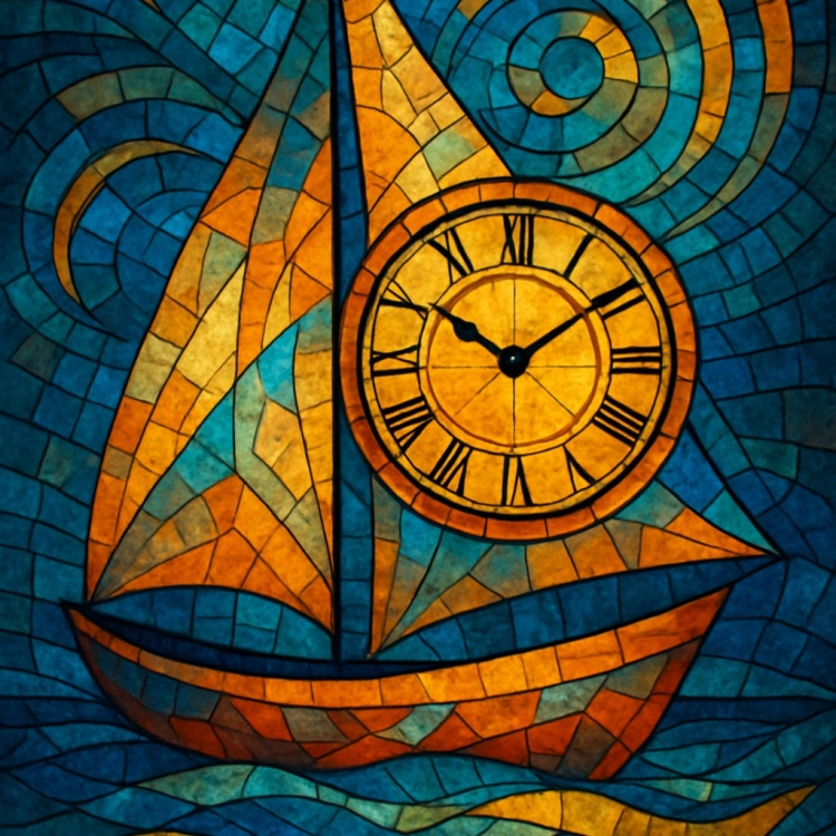 Time Boat Mosaic