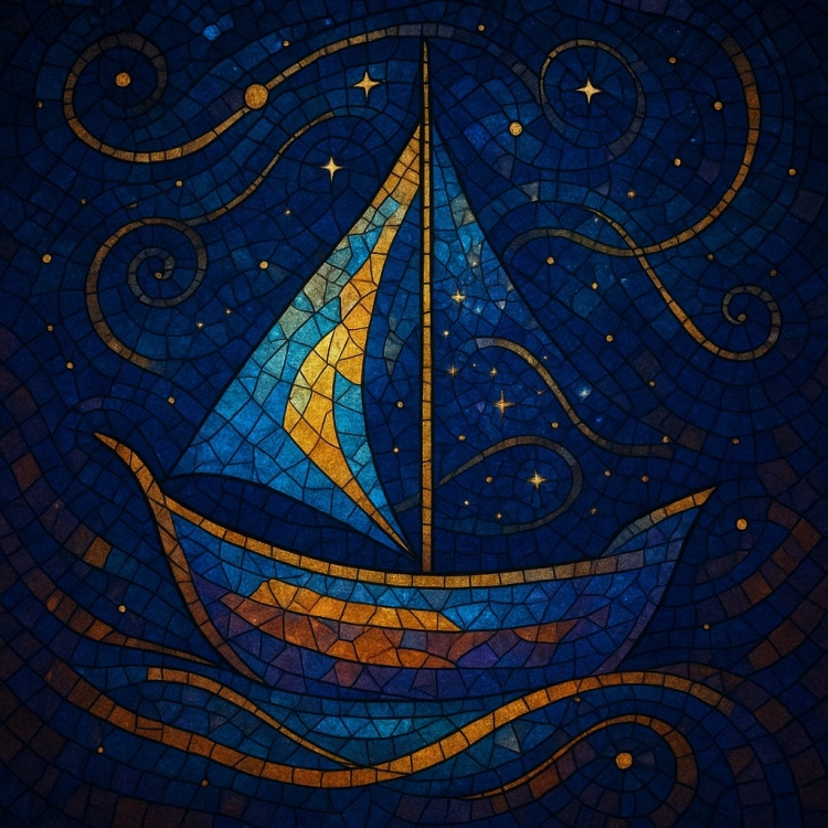 Fate Boat Mosaic