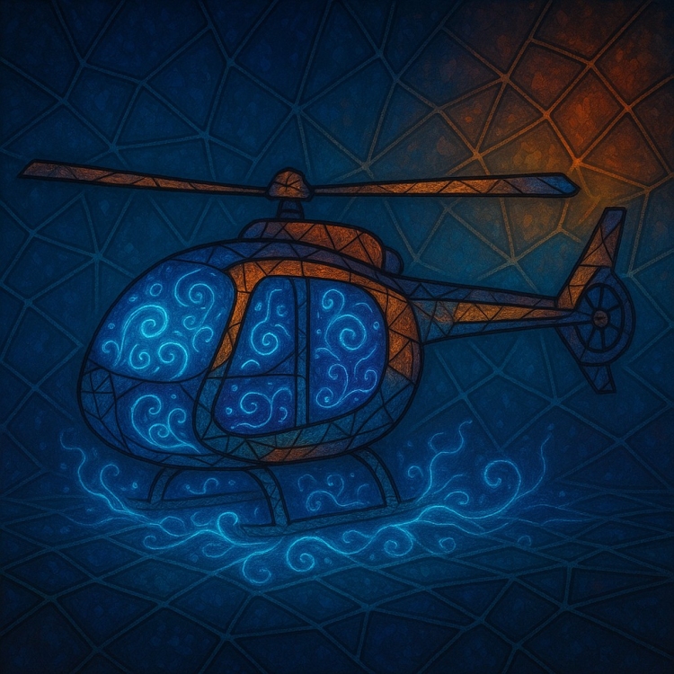 Mystic Helicopter Mosaic