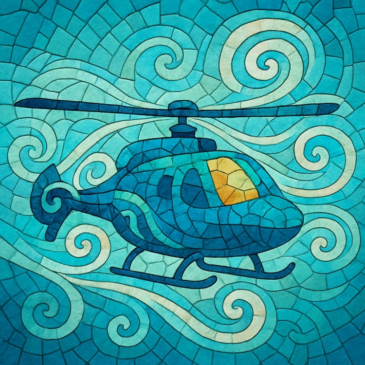 Wind Helicopter Mosaic