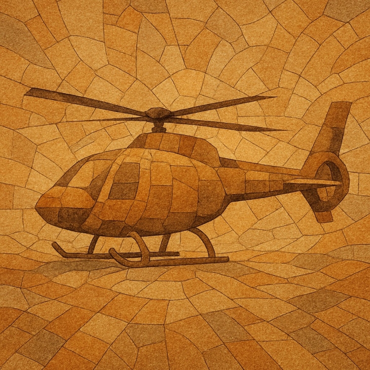 Sand Helicopter Mosaic