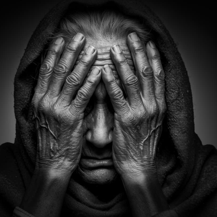 FACE OFF, BLACK& WHITE, MONO, DIGITAL PHOTO