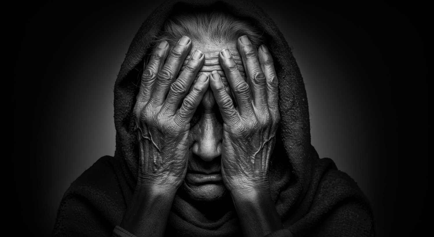 FACE OFF, BLACK& WHITE, MONO, DIGITAL PHOTO