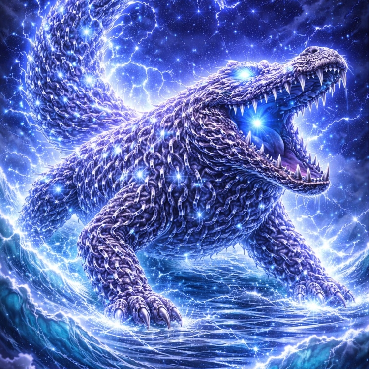 Water Crocodile Chain