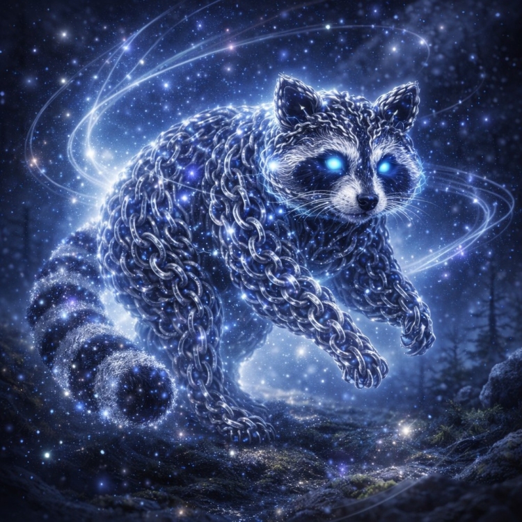 Starlight Racoon Chain