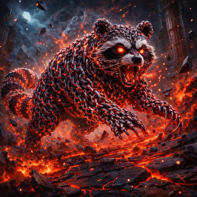 Destruction Racoon Chain