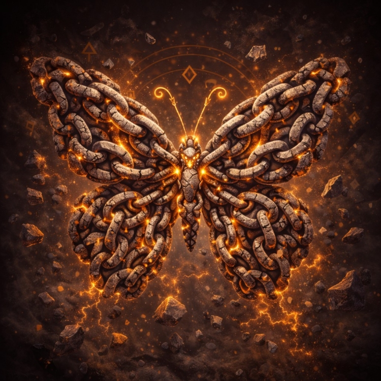 Stone Butterfly Chain