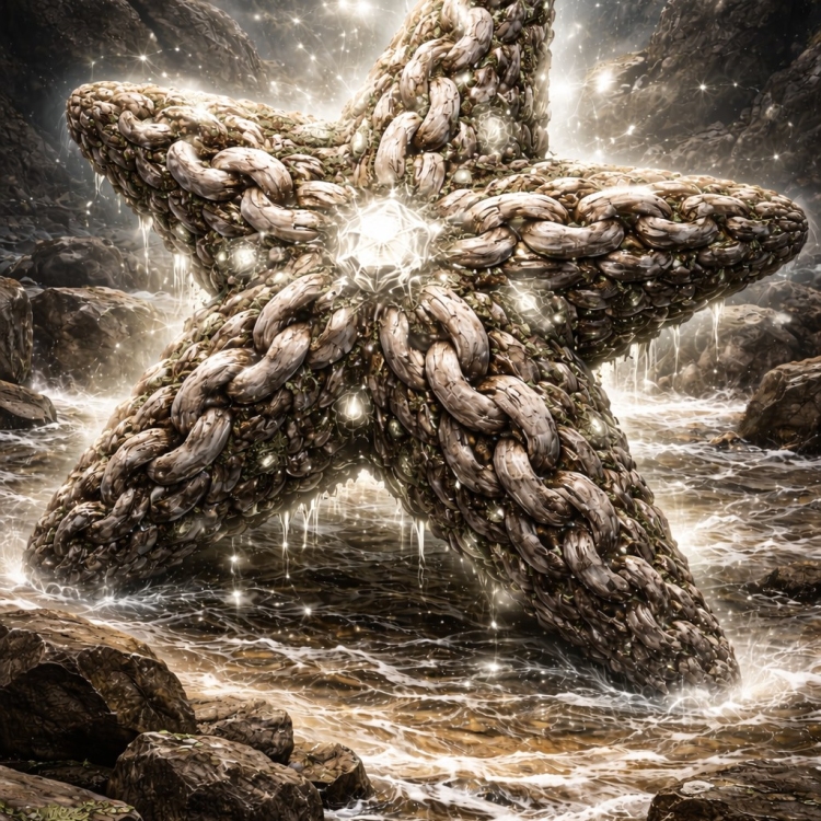 Stone Starfish Chain