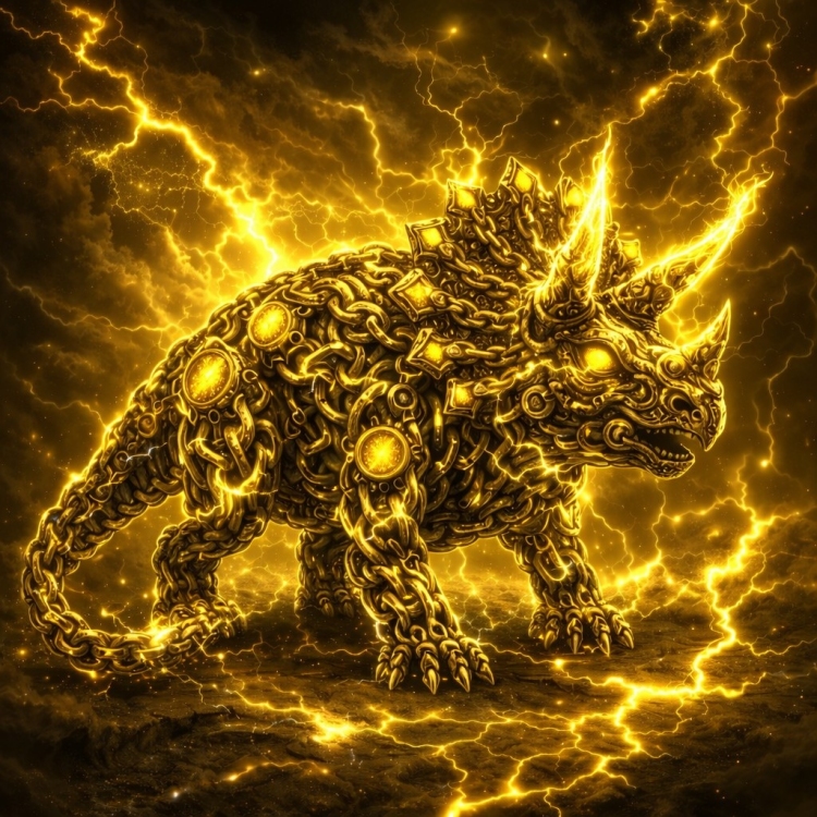 Power Triceratops Chain