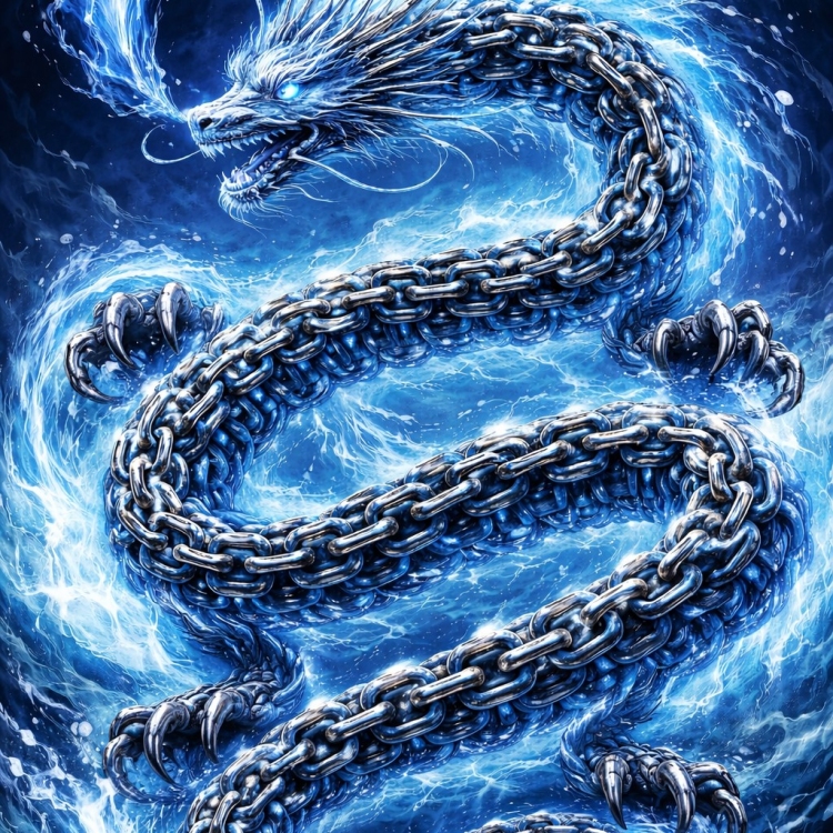 Water Eastern Dragon Chain