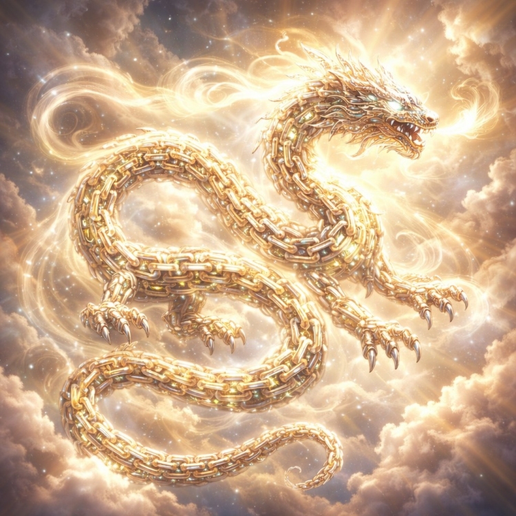 Light Eastern Dragon Chain