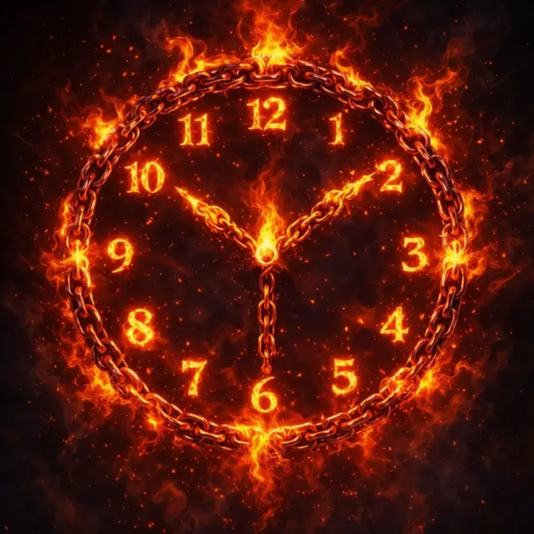 Fire Clock Chain